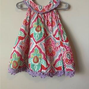 Counting Daisies Colorful Kids Casual Dress size 3T